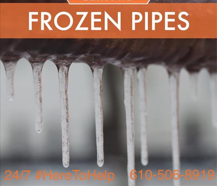 Frozen pipes.